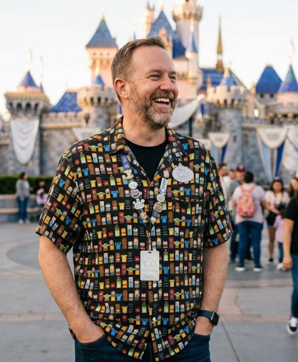 Disney 100th Anniversary Button Down Shirt XL - Characters Memorabilia